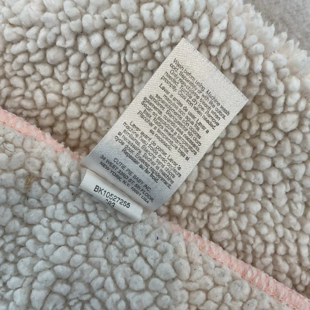 Kyle & Deena Rainbow Baby Blanket Plush Fleece‎ Sherpa Back Pink Purple Yellow